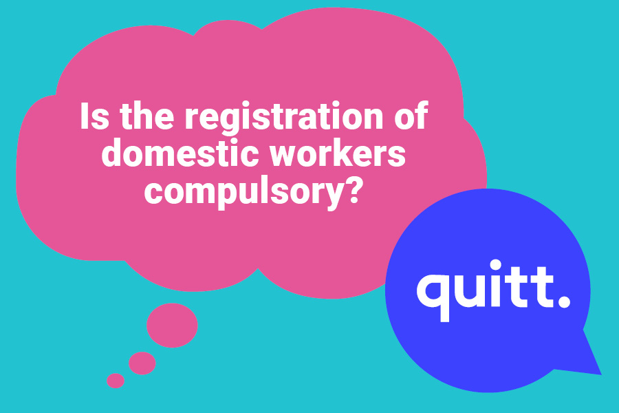 From what wages do I have to officially register my domestic help?